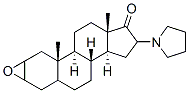 2,3-环氧-16-(1-吡咯基)-雄甾-17-酮 结构式
