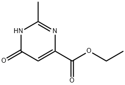 6-HYDROXY-2-METHYL-PYRIMIDINE-4-ACETIC ACID ETHYL ESTER 结构式