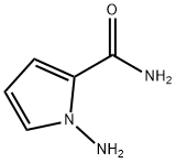 1-氨基-1H-吡咯-2-甲酰胺 结构式