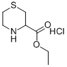 硫代吗啉-3-甲酸乙酯盐酸盐 结构式