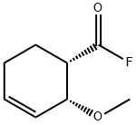 3-Cyclohexene-1-carbonyl fluoride, 2-methoxy-, (1S-cis)- (9CI) 结构式