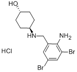 反式-4-(6,8-二溴-四氢喹唑啉环己醇)盐酸盐 结构式