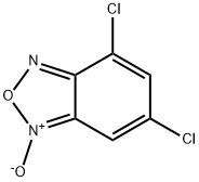 4,6-Dichlorobenzofurazane 1-oxide 结构式