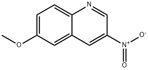 6-甲氧基-3-硝基喹啉 结构式