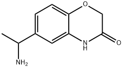 6-(1-氨基乙基)-2H-苯并[B][1,4]恶嗪-3(4H)-酮 结构式