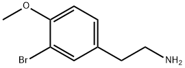 2-(3-溴-4-甲氧基苯基)乙胺 结构式
