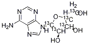 Adenosine-13C5 结构式