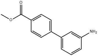 3'-氨基-[1,1'-联苯]-4-羧酸甲酯 结构式