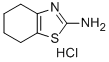 2-氨基-4,5,6,7-四氢苯并噻唑盐酸盐 结构式