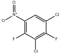 2,4-二氟-3,5-二氯硝基苯 结构式