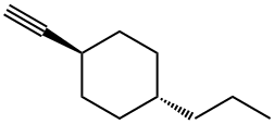 Cyclohexane, 1-ethynyl-4-propyl-, trans- (9CI) 结构式