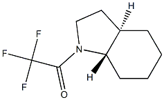 1H-Indole, octahydro-1-(trifluoroacetyl)-, trans-(-)- (9CI) 结构式