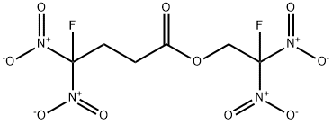 2-fluoro-2,2-dinitroethyl 4-fluoro-4,4-dinitrobutyrate 结构式