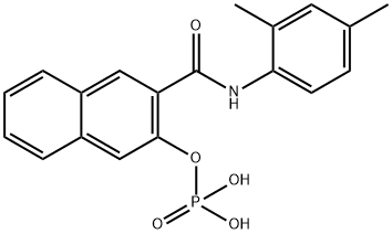 色酚AS-MX磷酸盐 结构式