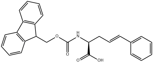 芴甲氧羰基-L-苯乙烯丙氨酸 结构式