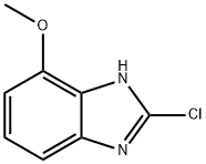 2-氯-4-甲氧基-1H-苯并咪唑 结构式