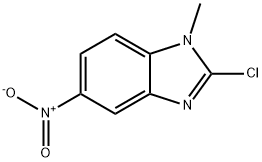 2-CHLORO-1-METHYL-5-NITRO-1H-BENZO[D]IMIDAZOLE 结构式