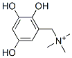 5-hydroxy-3-((trimethylammonio)methyl)catechol 结构式