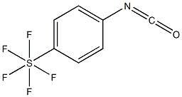 4-(Pentafluorosulfanyl)phenyl isocyanate 结构式