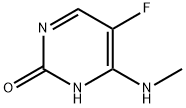 2(1H)-Pyrimidinone, 5-fluoro-4-(methylamino)- (9CI) 结构式