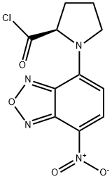 N-(7-硝基-2,1,3-苯并恶二唑-4-基)-D-脯氨酰氯 结构式