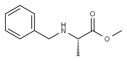 N-苄基丙氨酸甲酯 结构式
