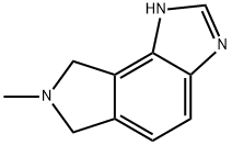 Pyrrolo[3,4-e]benzimidazole, 1,6,7,8-tetrahydro-7-methyl- (9CI) 结构式