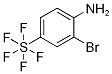 2-溴-4-(无氟硫代)苯胺 结构式