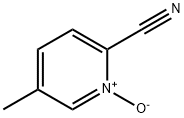 2-氰基-5-甲基吡啶1-氧化物 结构式