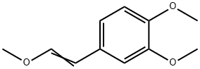 苯, 1,2-二甲氧基-4-(2-甲氧基乙烯基)- 结构式