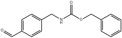 4-甲酰基苄基氨基甲酸苄酯 结构式