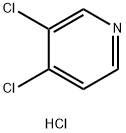 3,4-二氯吡啶盐酸盐 结构式