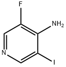 3-氟-5-碘吡啶-4-胺 结构式
