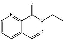 3-甲酰基-2-吡啶羧酸乙酯 结构式