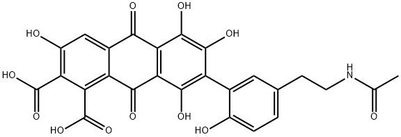 紫胶色酸A 结构式