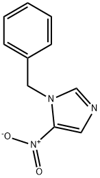 1-苄基-5-硝基咪唑 结构式