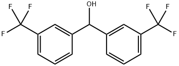 3,3'-双(三氟甲基)二苯甲醇 结构式