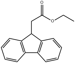 9-氢芴-9-乙酸乙酯 结构式