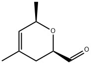 2H-Pyran-2-carboxaldehyde, 3,6-dihydro-4,6-dimethyl-, cis- (9CI) 结构式