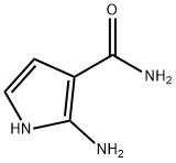 2-氨基-1H-吡咯-3-羧酰胺 结构式