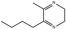2-butyl-5,6-dihydro-3-methylpyrazine  结构式