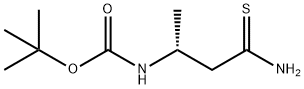 Carbamic acid, (3-amino-1-methyl-3-thioxopropyl)-, 1,1-dimethylethyl ester, 结构式