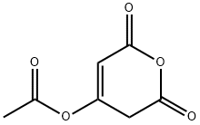 4-(乙酰氧基)-2H,3H-吡喃-2,6-二酮 结构式