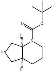 叔丁基八氢吡咯并[3.4-B]吡啶-1-羧酸 结构式