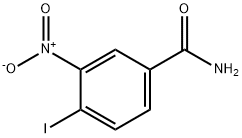 3-硝基-4-碘苯甲酰胺 结构式