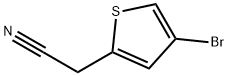 (4-BROMO-THIOPHEN-2-YL)-ACETONITRILE 结构式