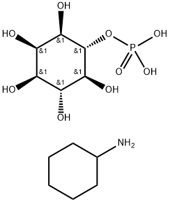 D-肌醇-4-单磷酸酯 双环己铵盐 结构式