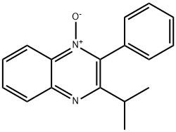 2-Isopropyl-3-phenylquinoxaline 4-oxide 结构式