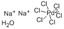 六氯代钯酸钠水合物 结构式