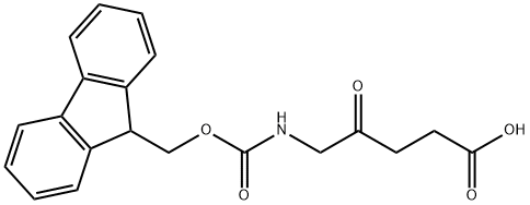 N-Fmoc-5-aminolevulinic acid 结构式